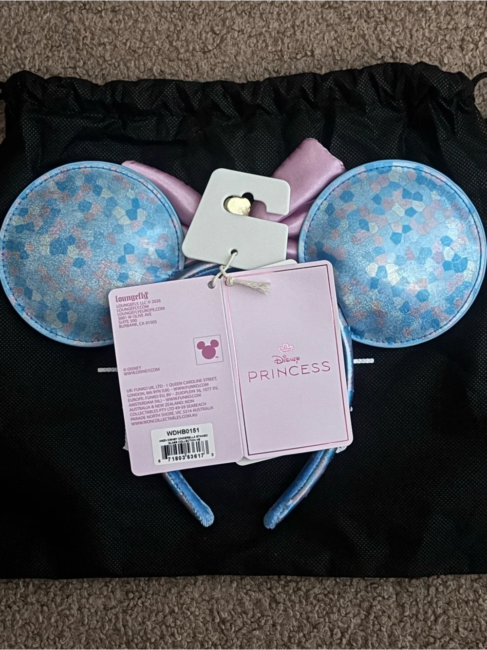 Loungefly Stained Glass Cinderella Ears